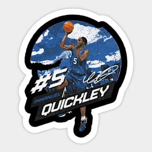 immanuel quickley city emblem Sticker